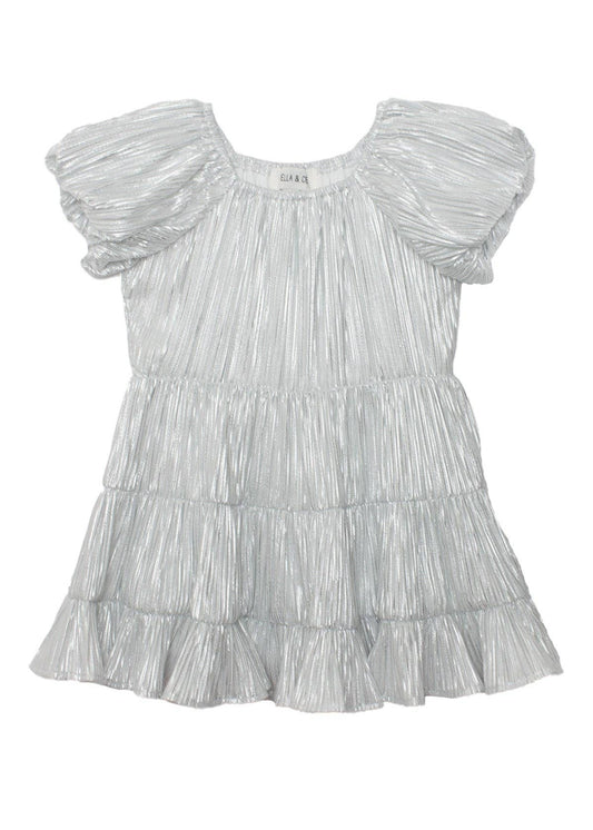 Sparkle and Spin Silver Dress