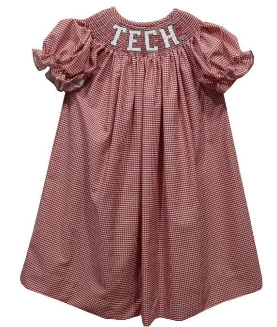 Texas Tech Red Raiders Smocked Short Sleeve Bishop