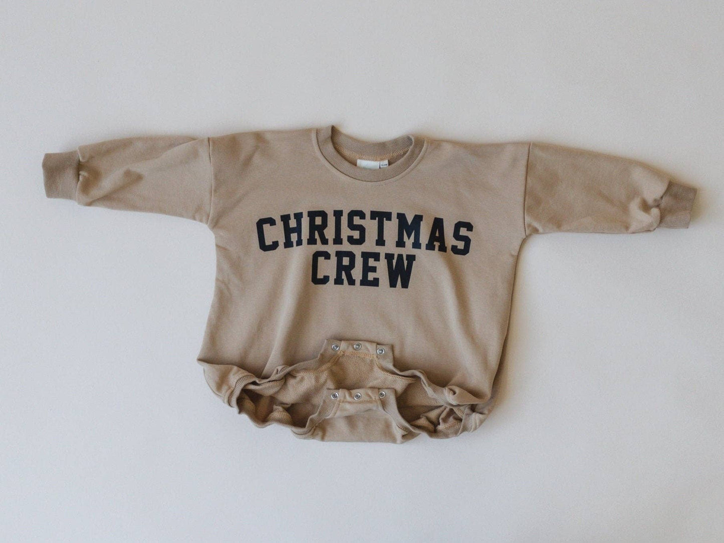 Christmas Crew Sweatshirt Romper Baby Bubble Baby Clothes