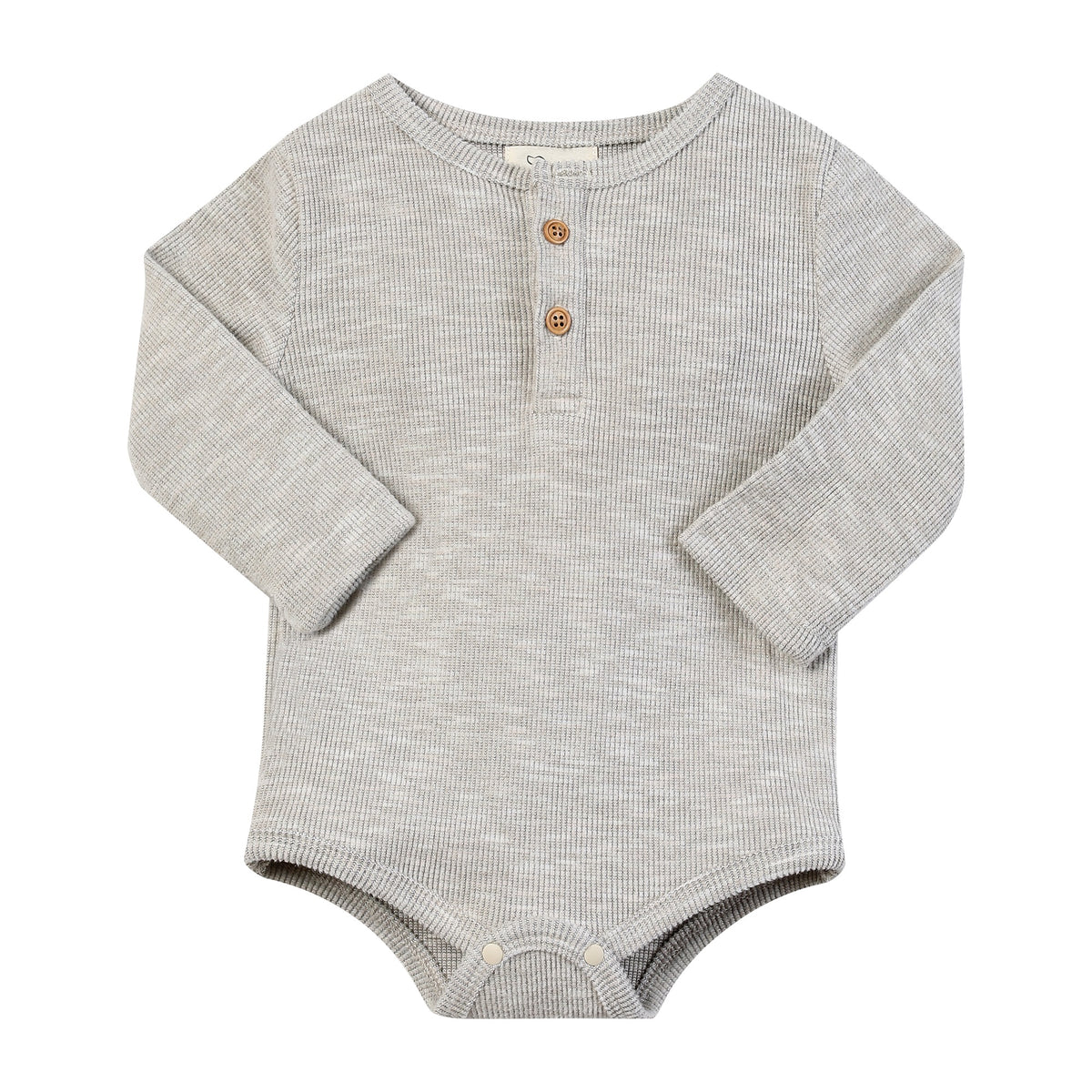 Beige AYNOR Henley Onesie