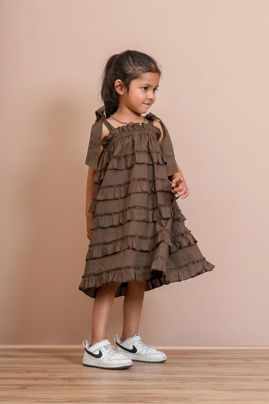 Chocolate Nia Dress