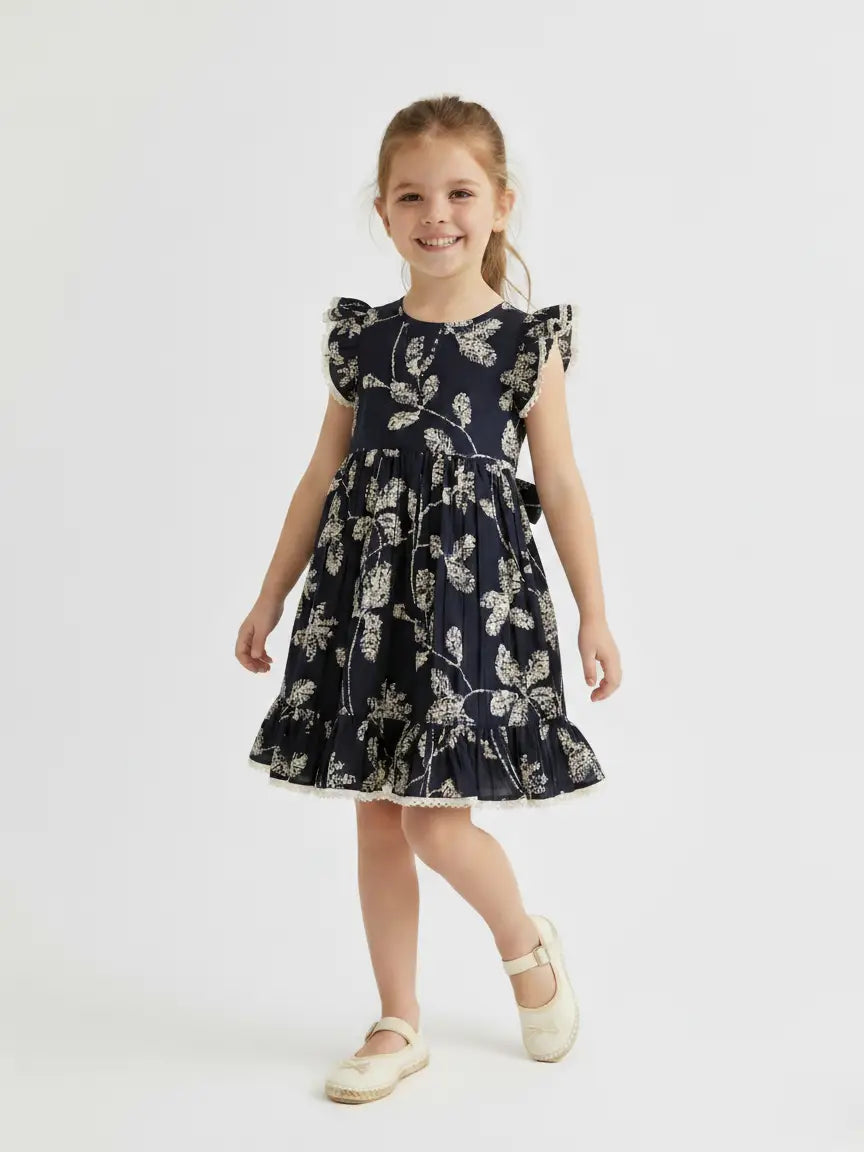 Black and White Shama Dress