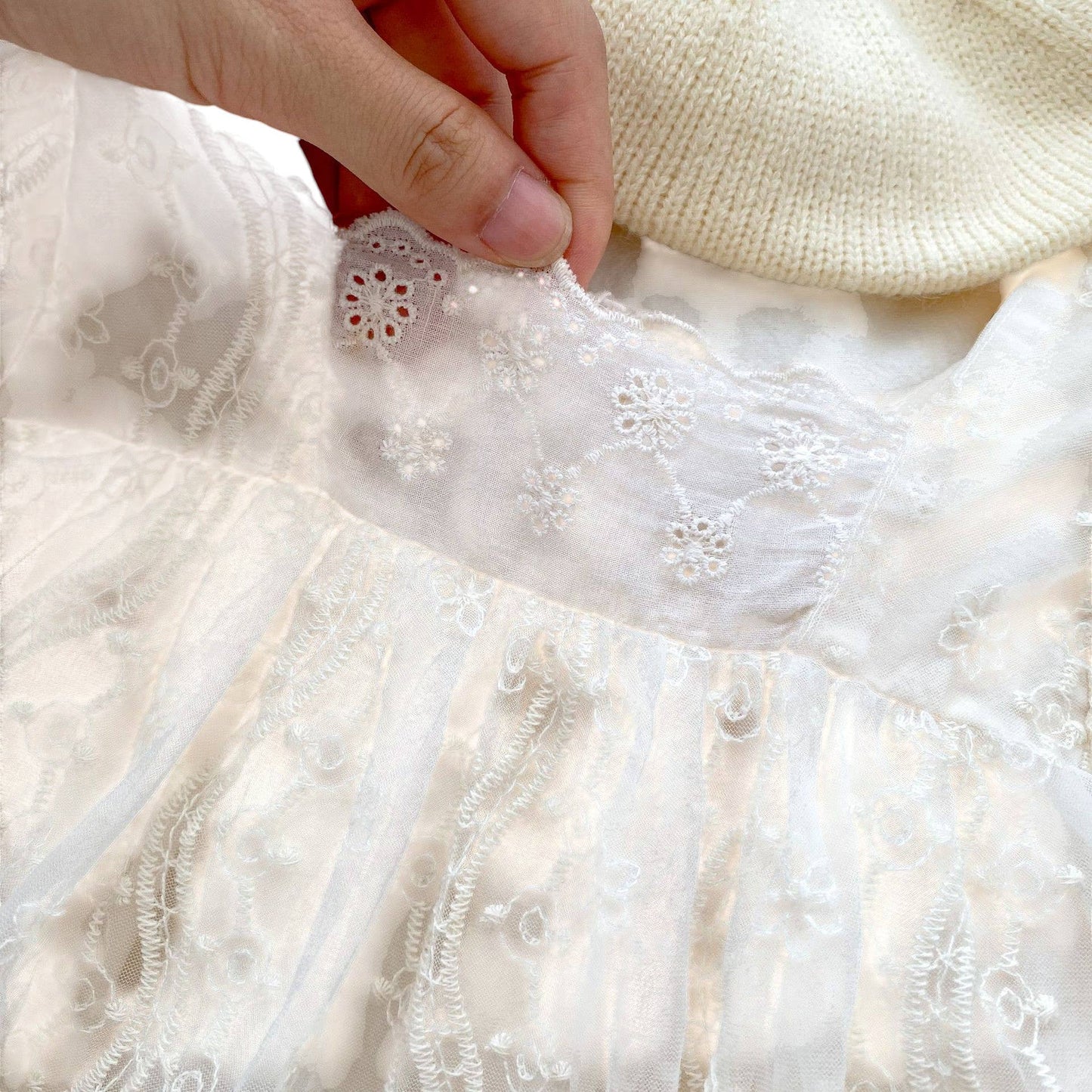 Annie & Charles® Baby Bloomer Dress made of Lace