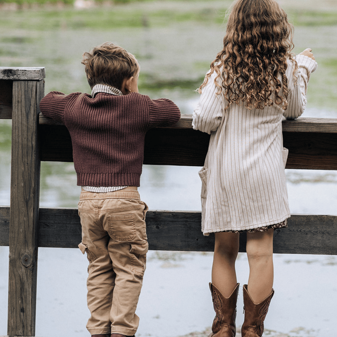 Chocolate Brown Knit Pullover Sweater - Baby & Kids