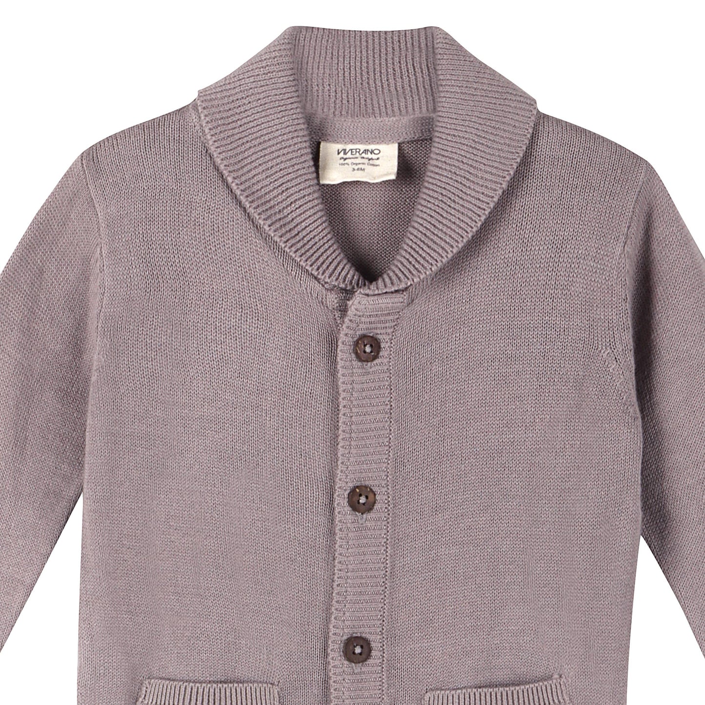 Milan Shawl Sweater Knit Baby Jumpsuit (Organic cotton)