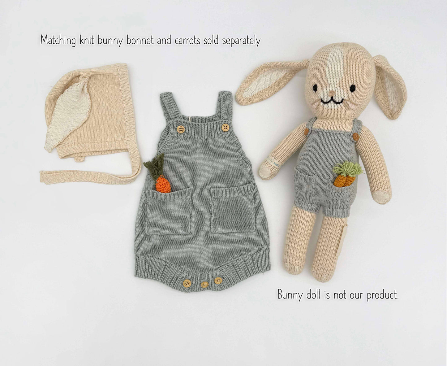 Henry Dusty Blue Romper