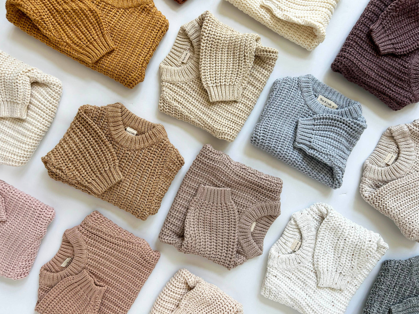 Chunky Knit Sweater Pastels