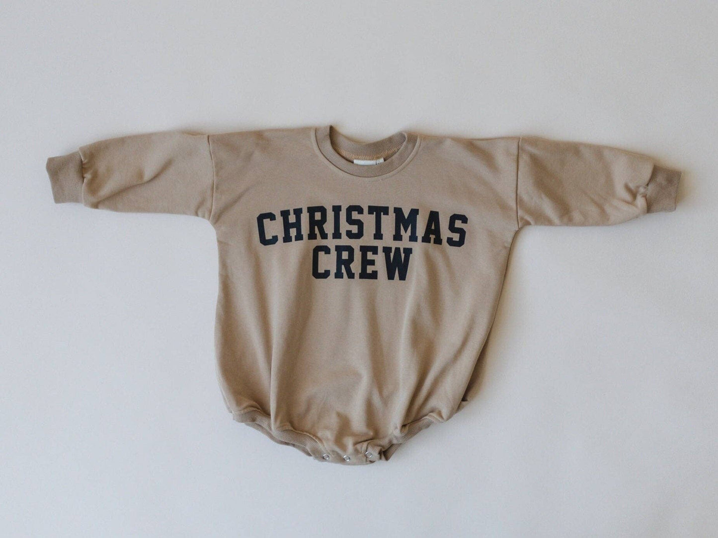 Christmas Crew Sweatshirt Romper Baby Bubble Baby Clothes