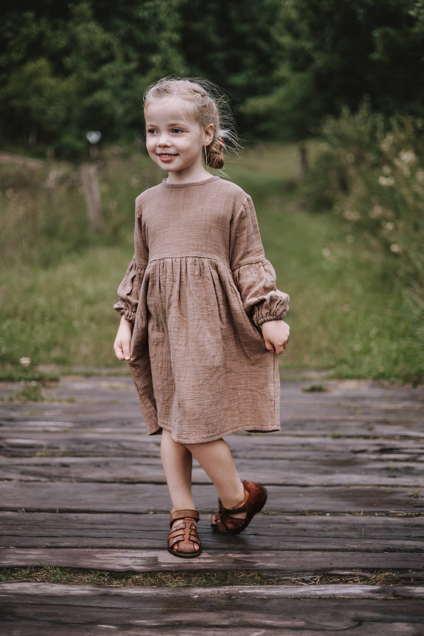 Annie & Charles® organic cotton muslin dress NOAH