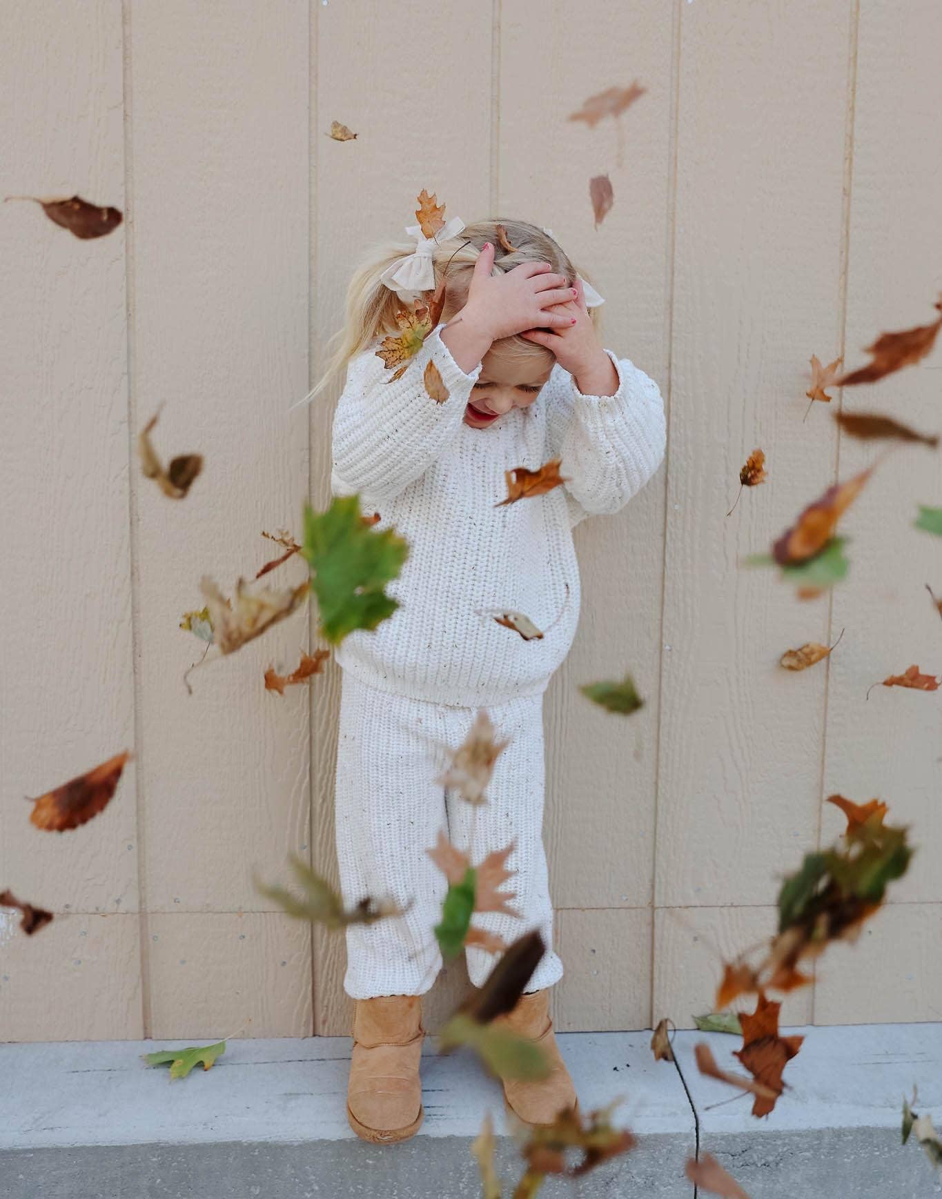 Chunky Knit Sweater + Pants Set