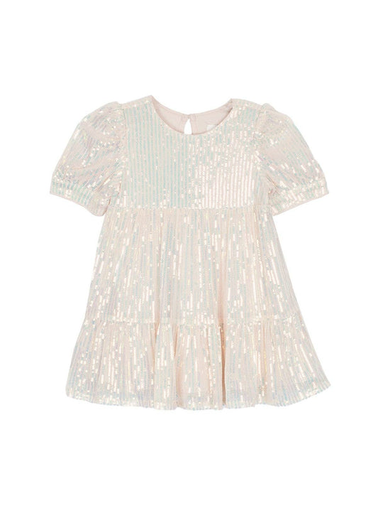 Taylor Sequined Little Big Girl Dress