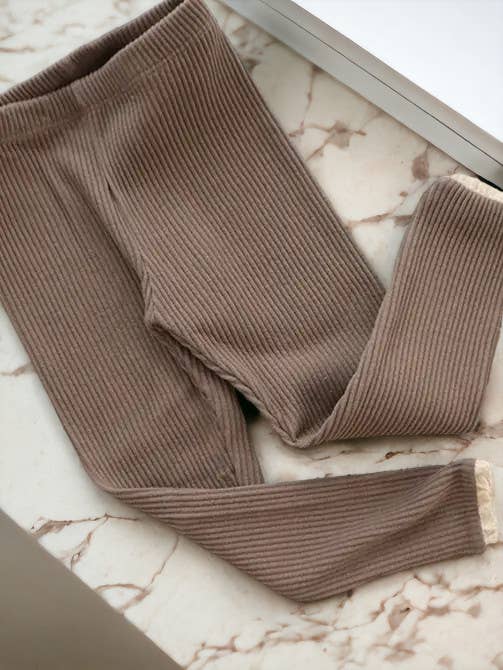 Annie & Charles® Organic Cotton Ruffle Leggings