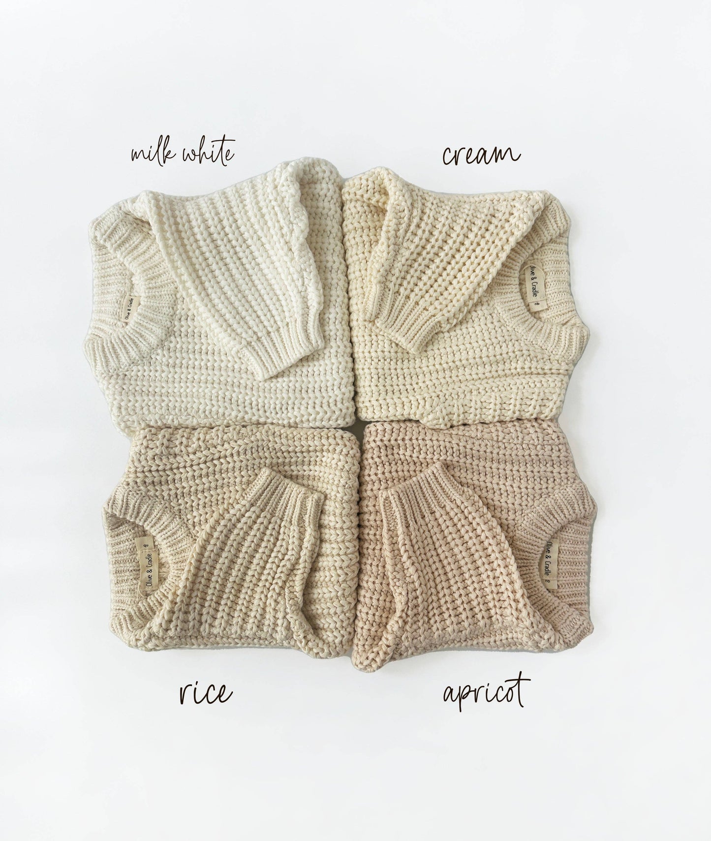 Chunky Knit Sweater Pastels