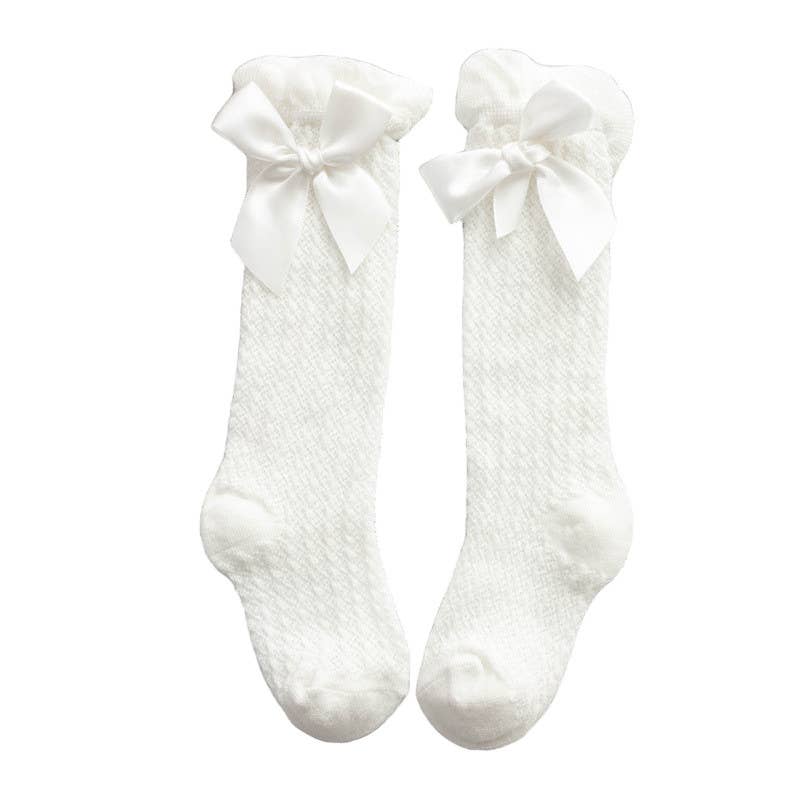 Annie & Charles® stockings with bow