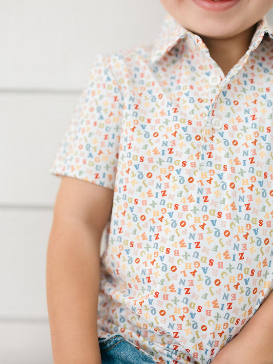 Alphabet Boys Polo