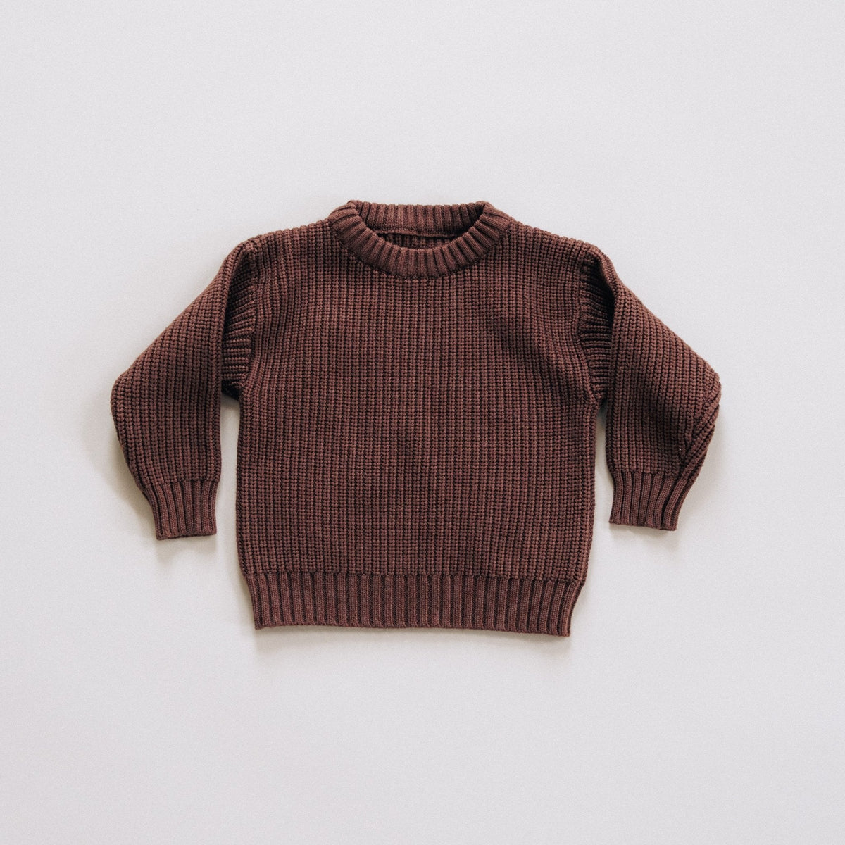 Chocolate Brown Knit Pullover Sweater - Baby & Kids