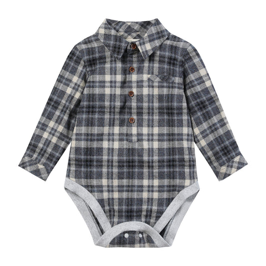 Plaid JASPER Woven Onesie