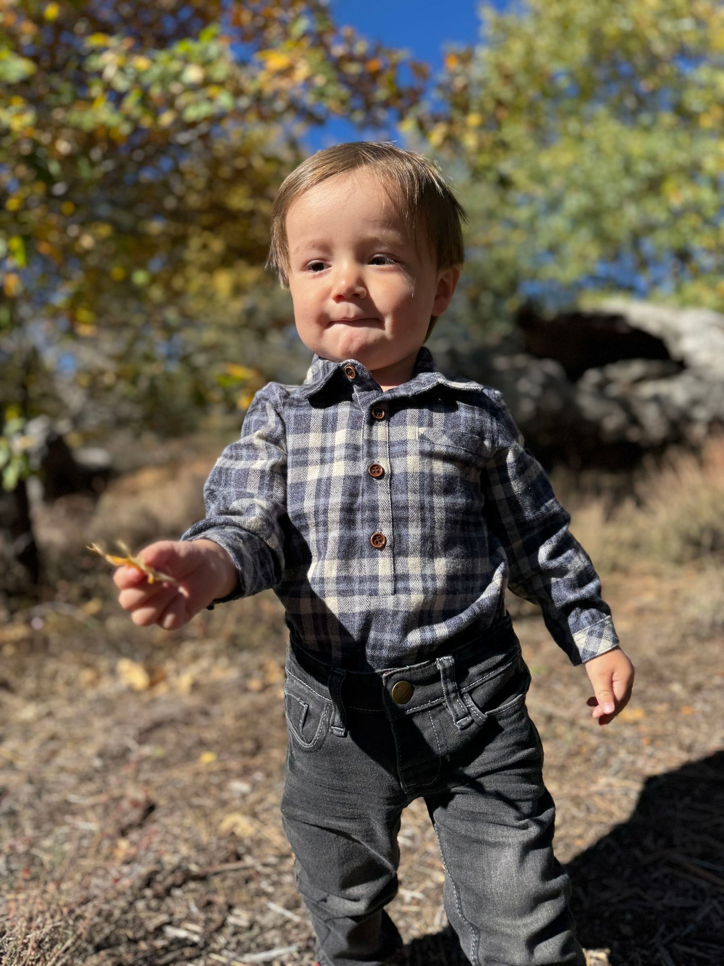 JASPER Woven Onesie