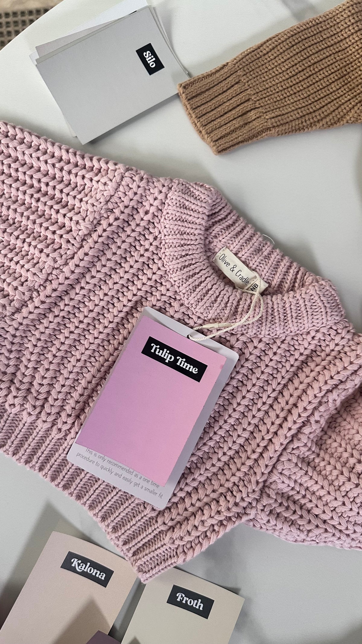 Chunky Knit Sweater Pastels