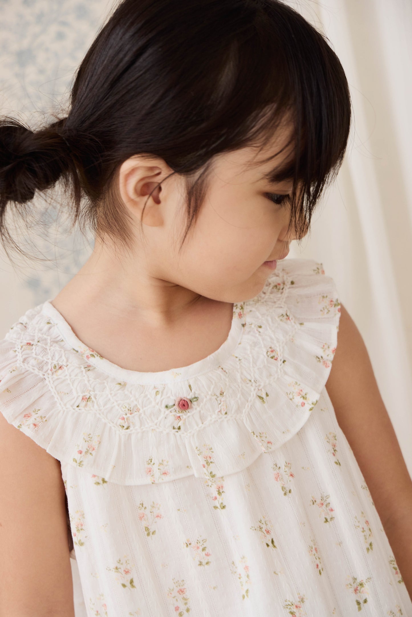 Organic Cotton Saylor Top - Josepha Egret by Jamie Kay