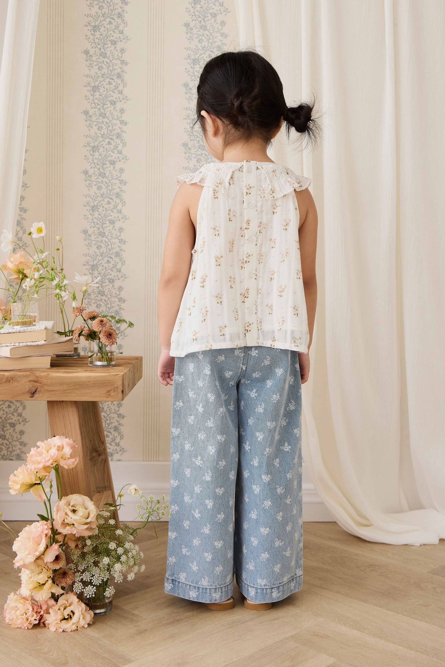 Organic Cotton Saylor Top - Josepha Egret by Jamie Kay