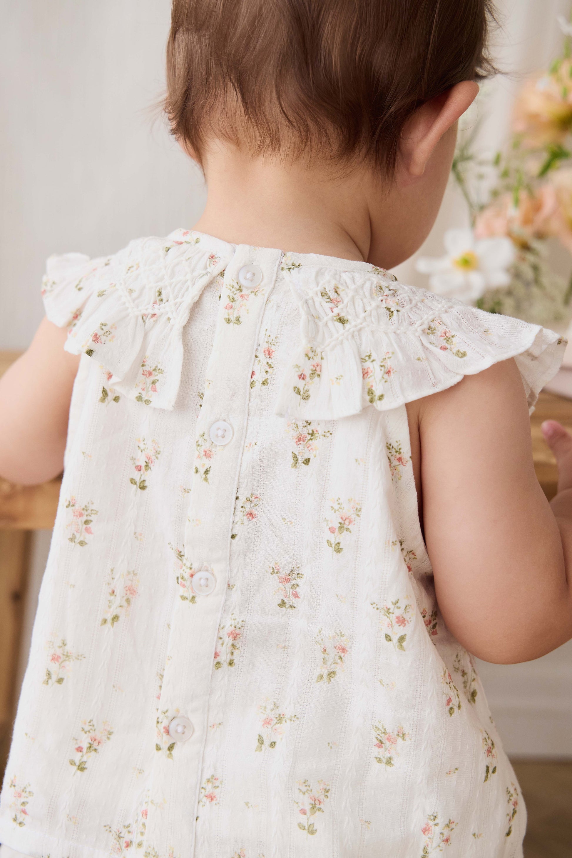 Organic Cotton Saylor Top - Josepha Egret by Jamie Kay