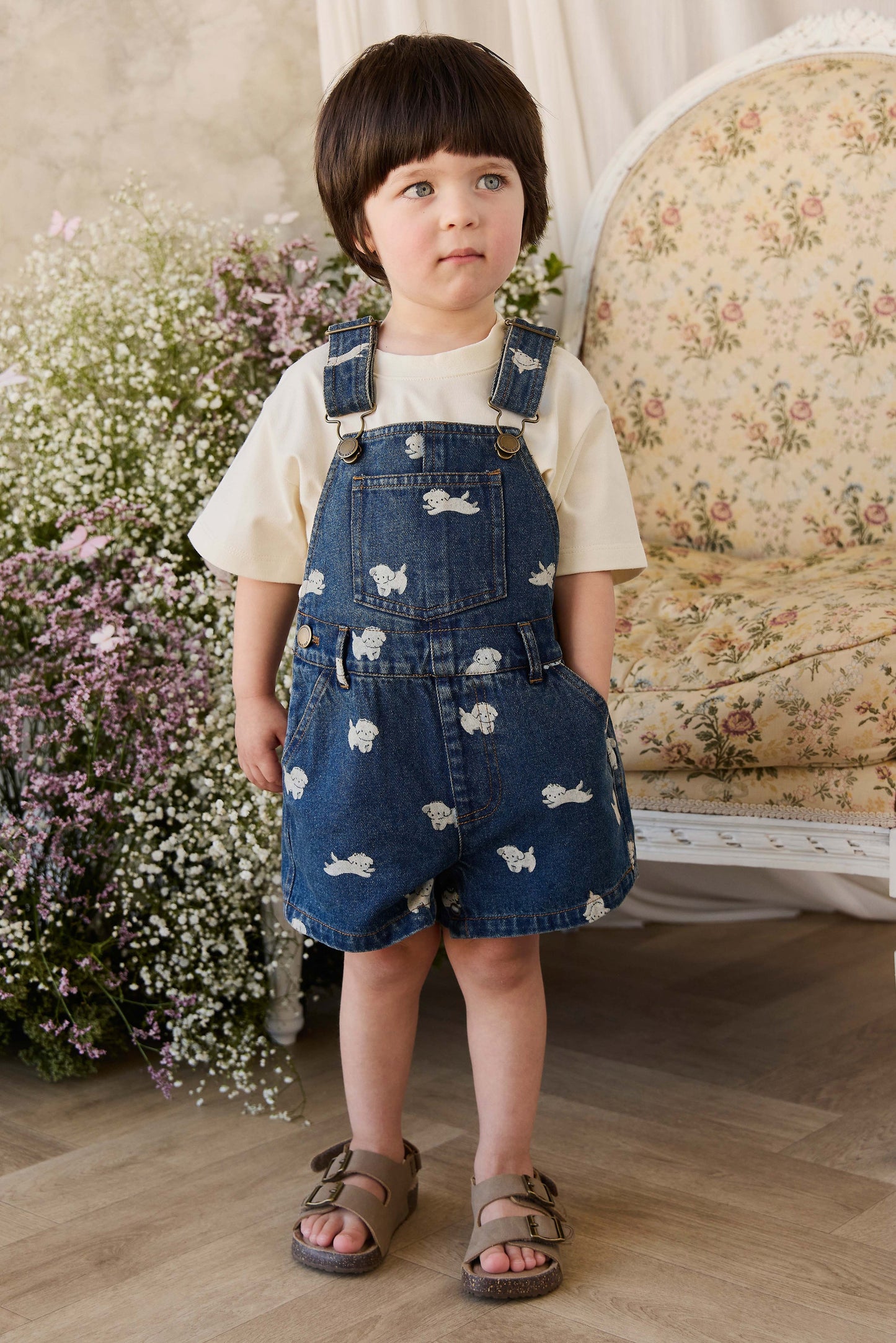Fenix Short Overall - Finnegan Denim by Jamie Kay