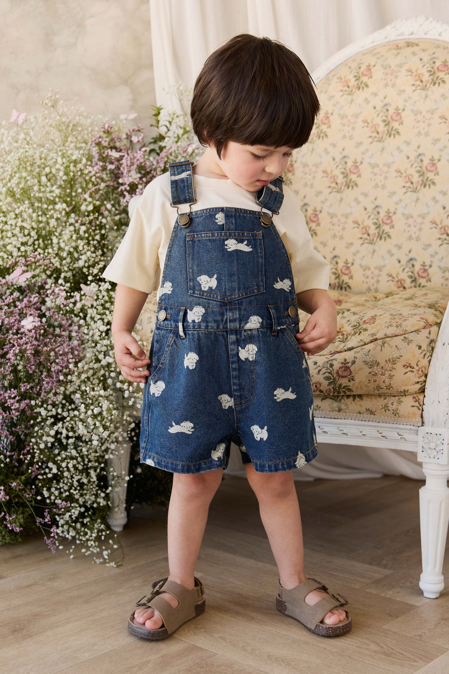 Fenix Short Overall - Finnegan Denim by Jamie Kay