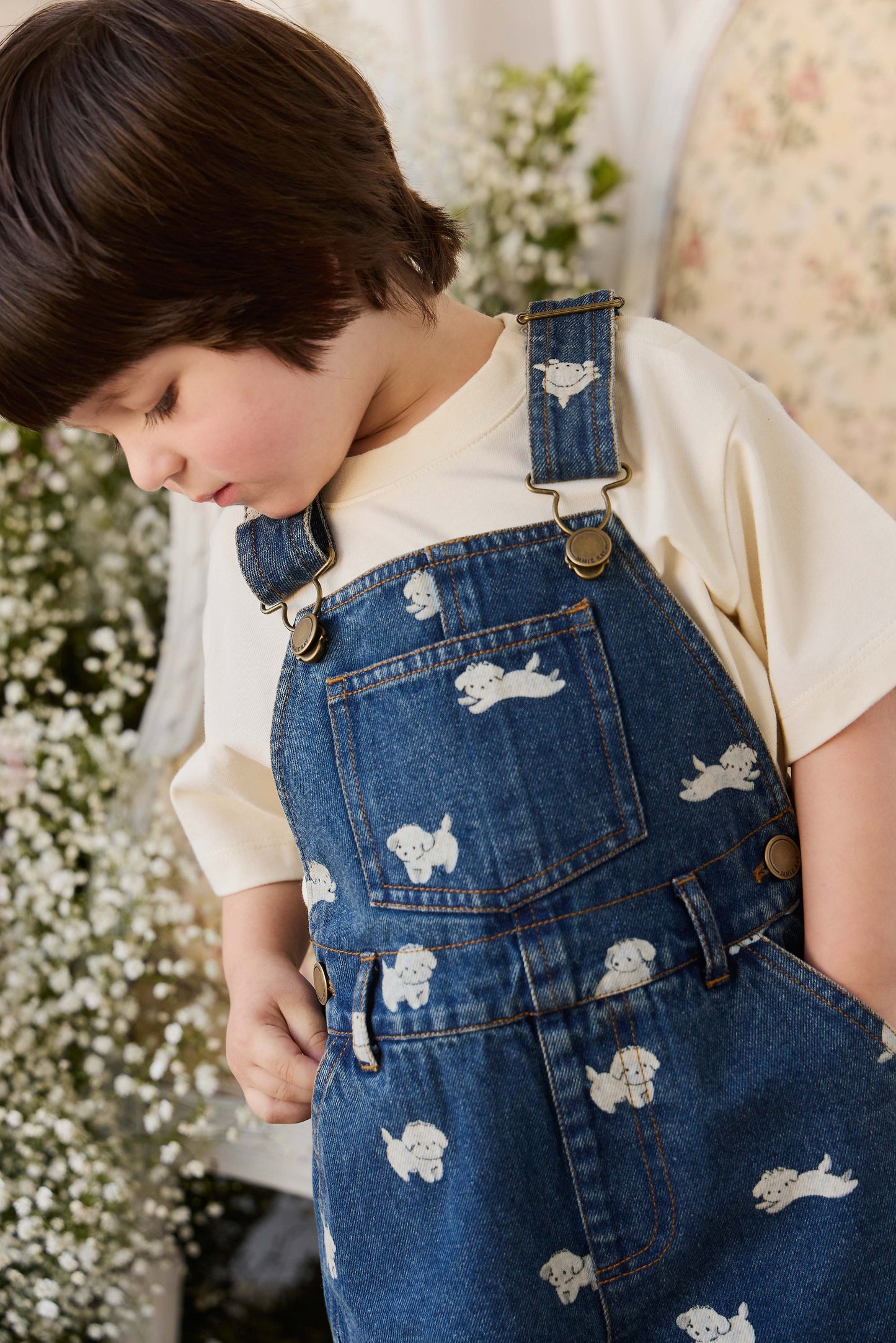 Fenix Short Overall - Finnegan Denim by Jamie Kay
