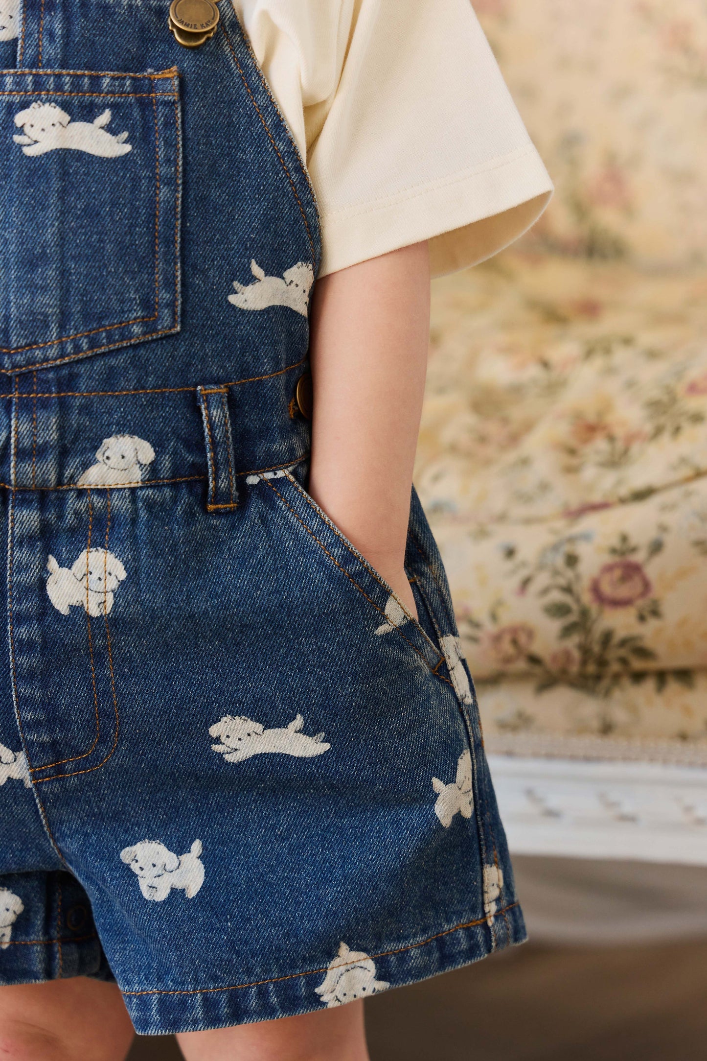 Fenix Short Overall - Finnegan Denim by Jamie Kay