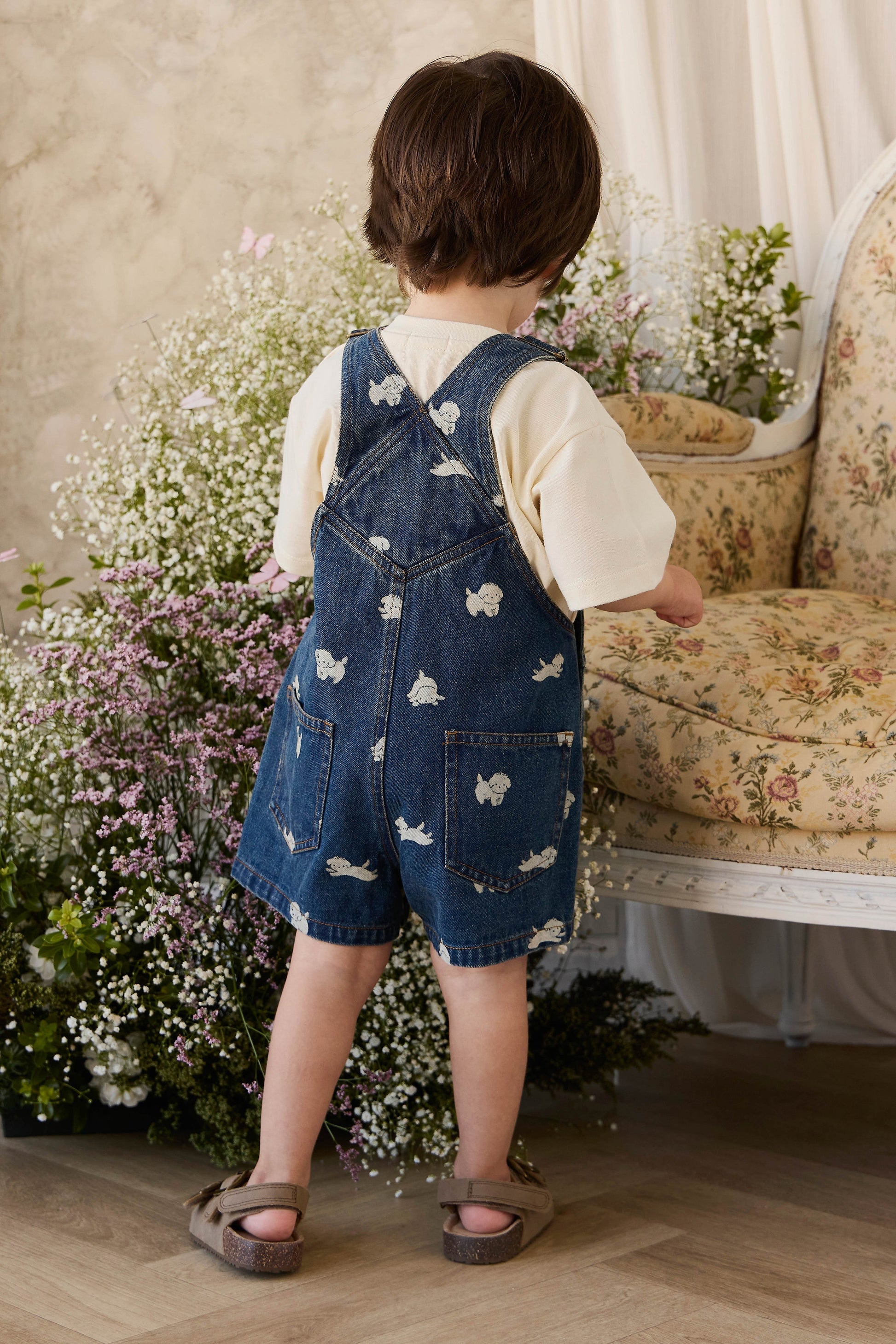 Fenix Short Overall - Finnegan Denim by Jamie Kay