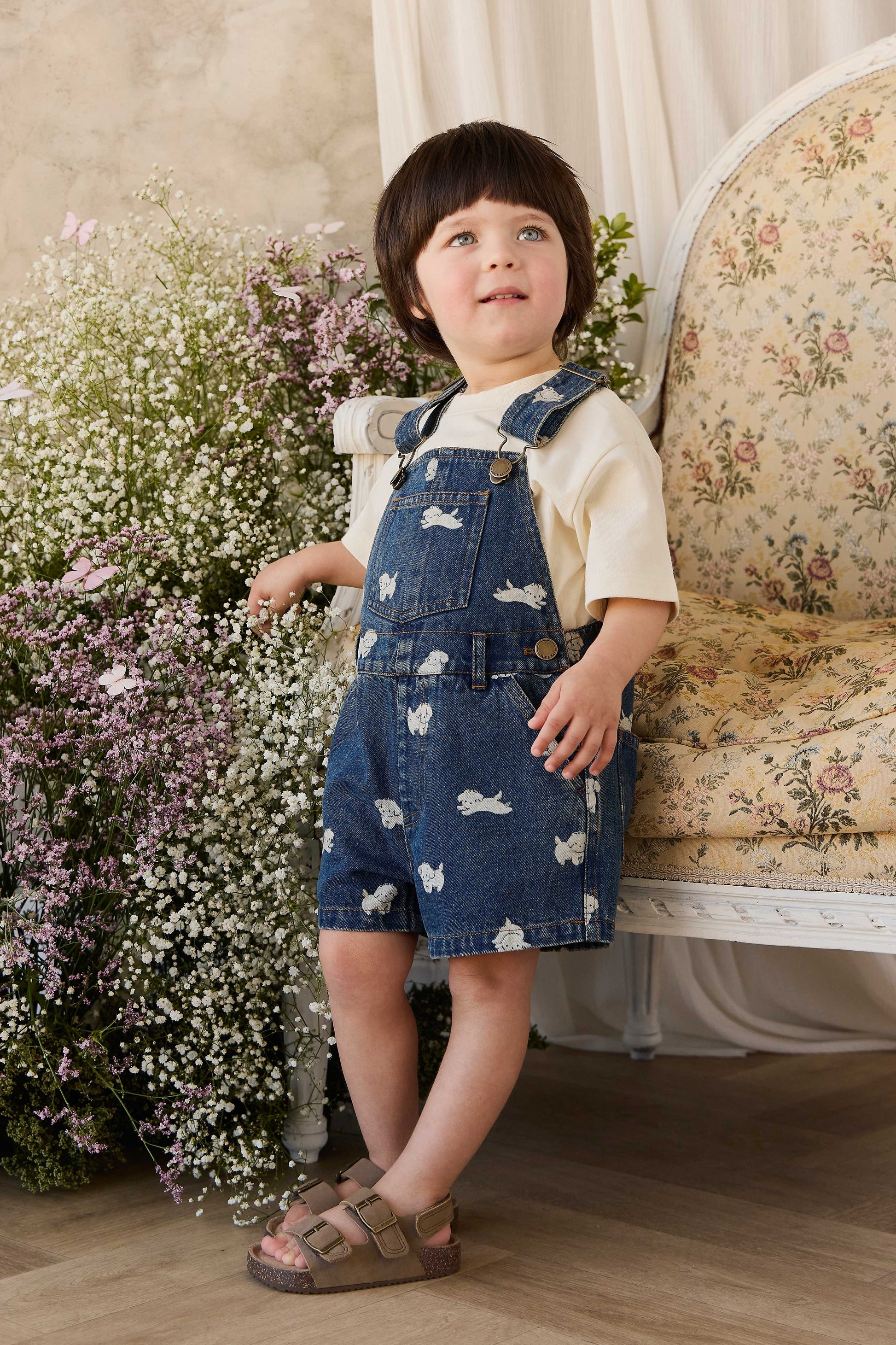 Fenix Short Overall - Finnegan Denim by Jamie Kay