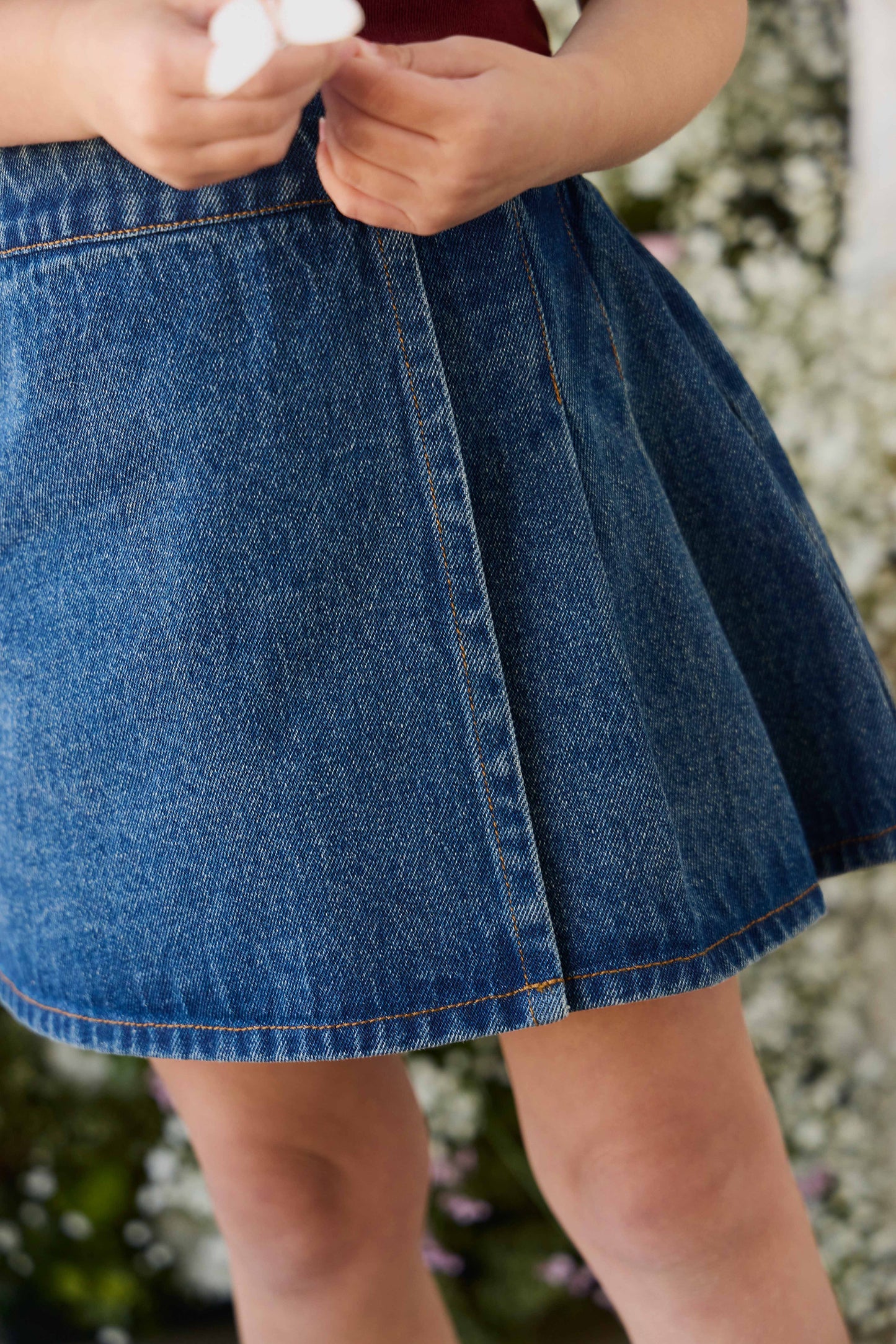 Beatrice Skirt - Classic Denim by Jamie Kay