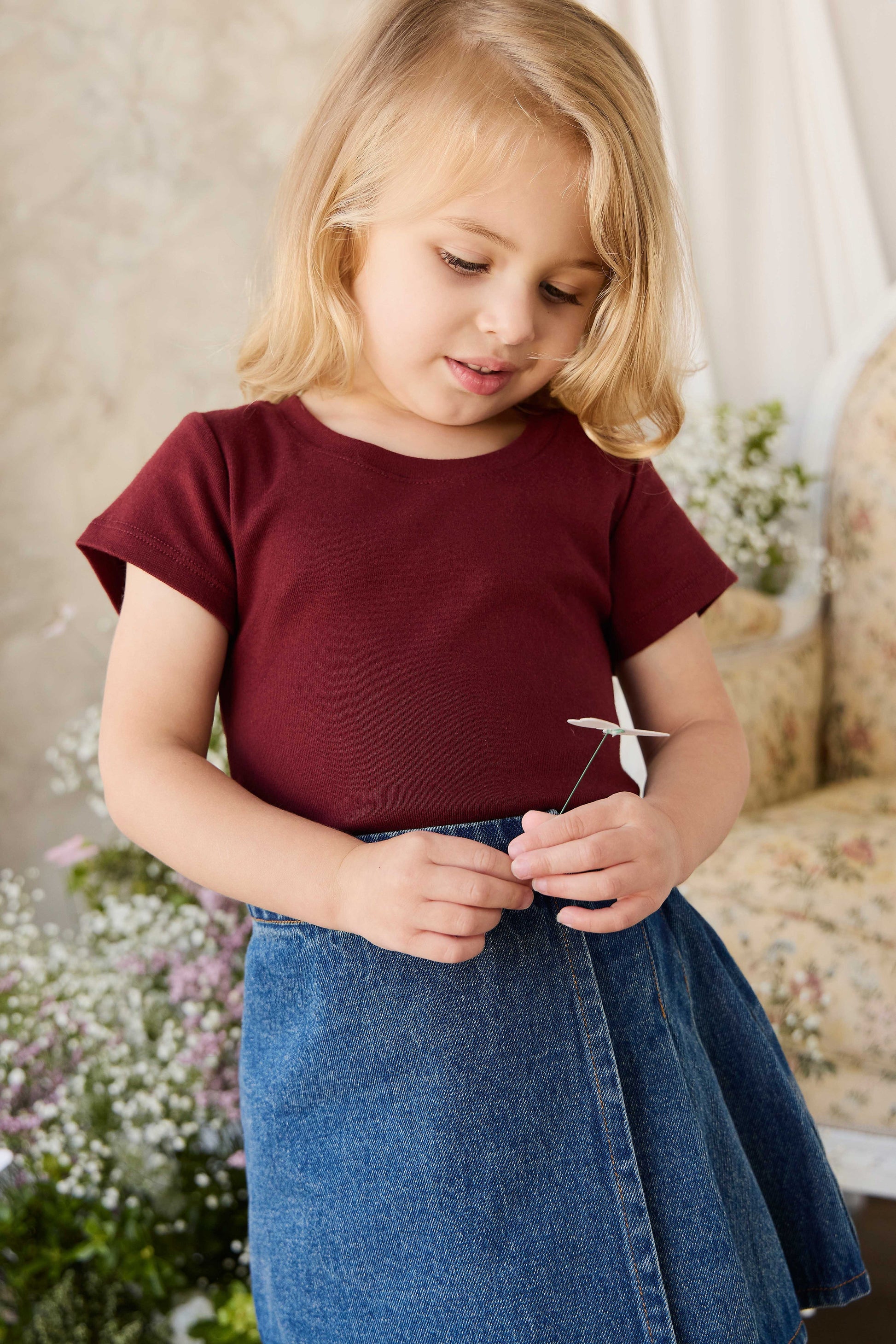 Beatrice Skirt - Classic Denim by Jamie Kay