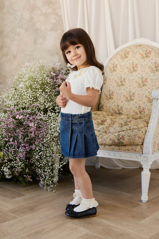 Beatrice Skirt - Classic Denim by Jamie Kay