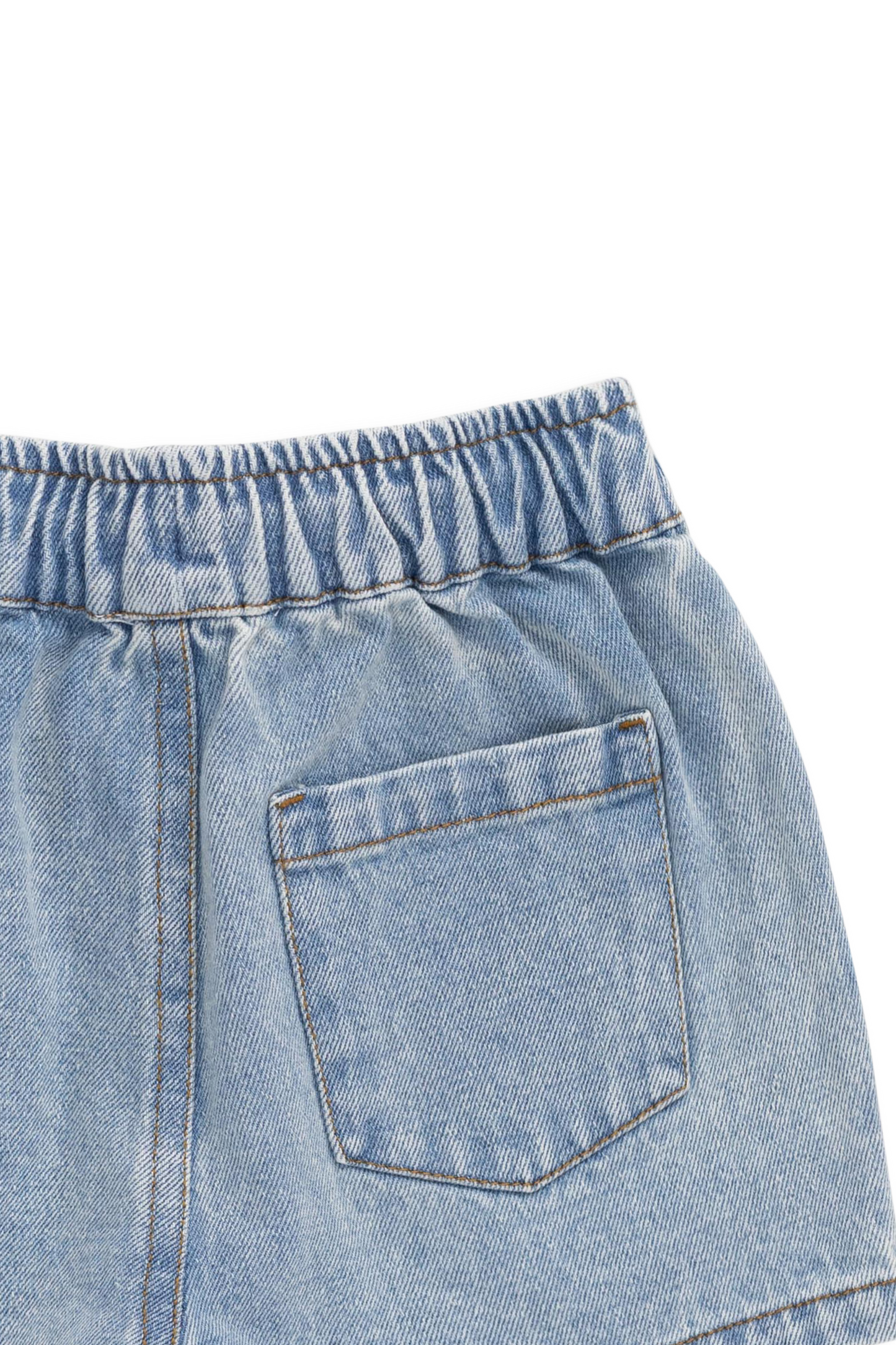 Kane Denim Short - Light Wash by Jamie Kay