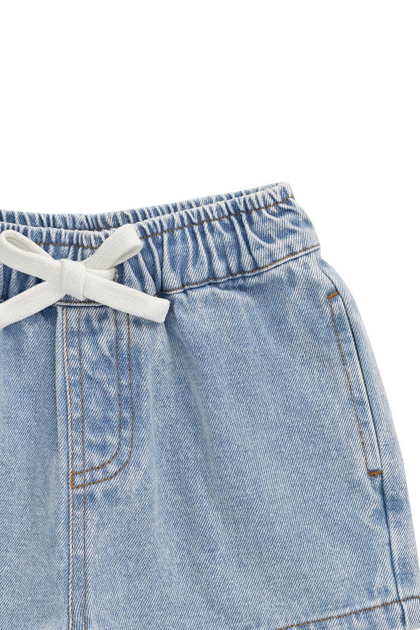 Kane Denim Short - Light Wash by Jamie Kay