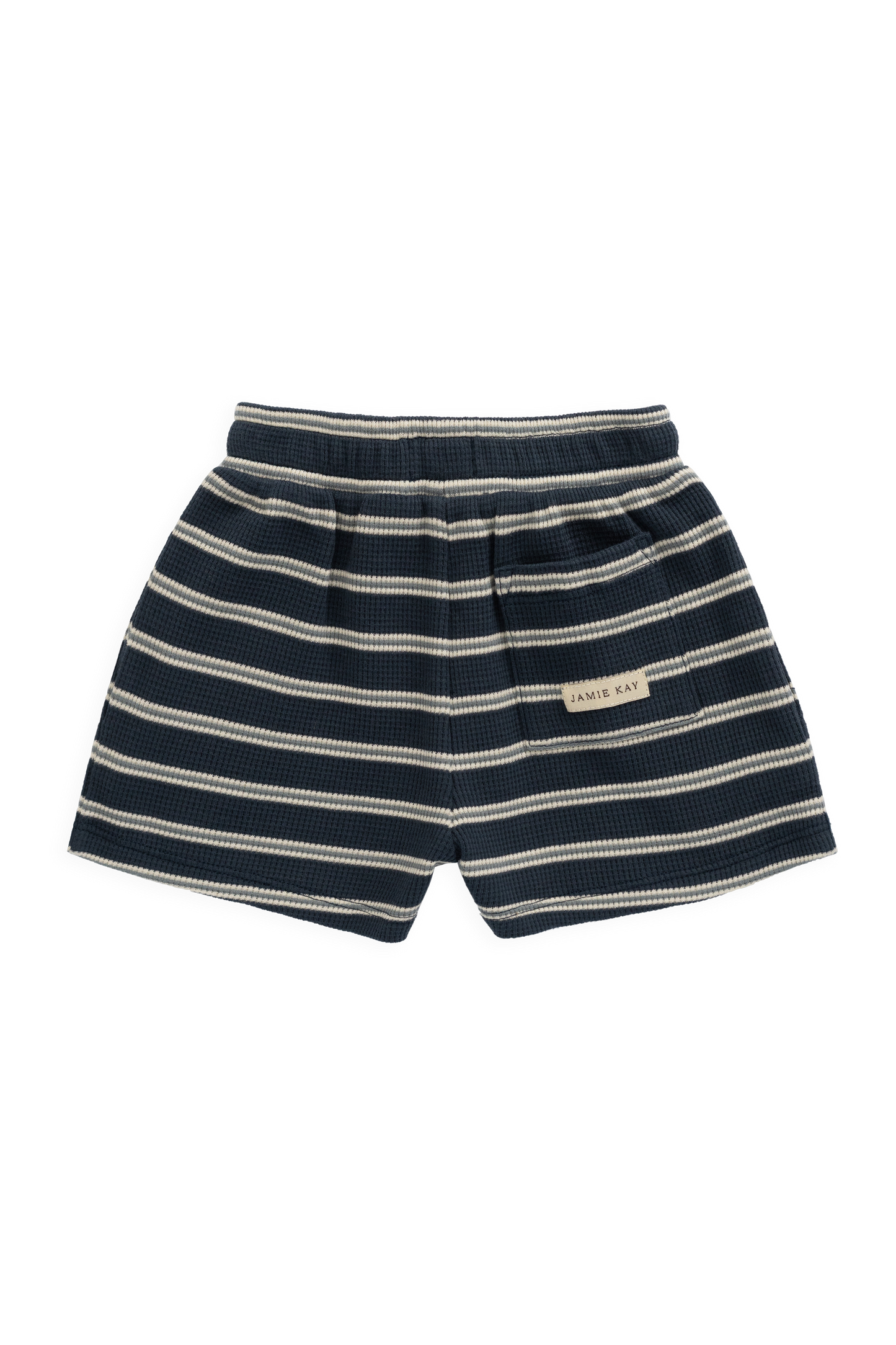 Organic Cotton Waffle Leith Short - Dreamer Stripe Captain by Jamie Kay