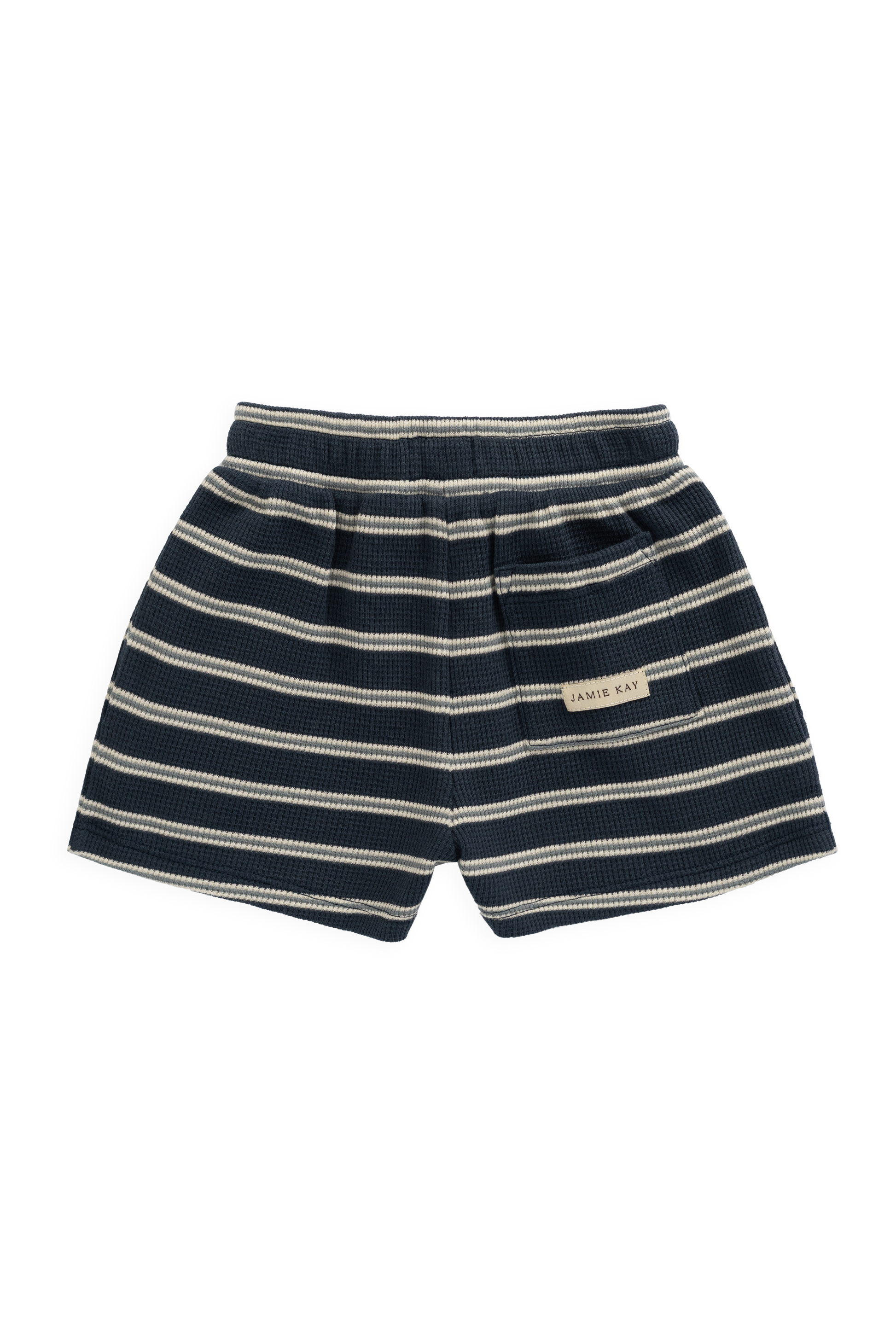 Organic Cotton Waffle Leith Short - Dreamer Stripe Captain by Jamie Kay