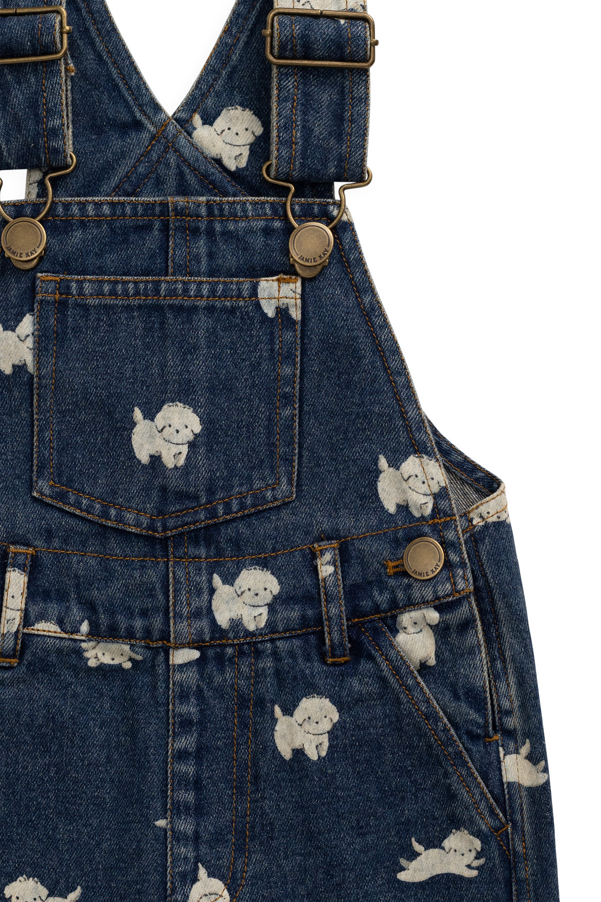 Fenix Short Overall - Finnegan Denim by Jamie Kay