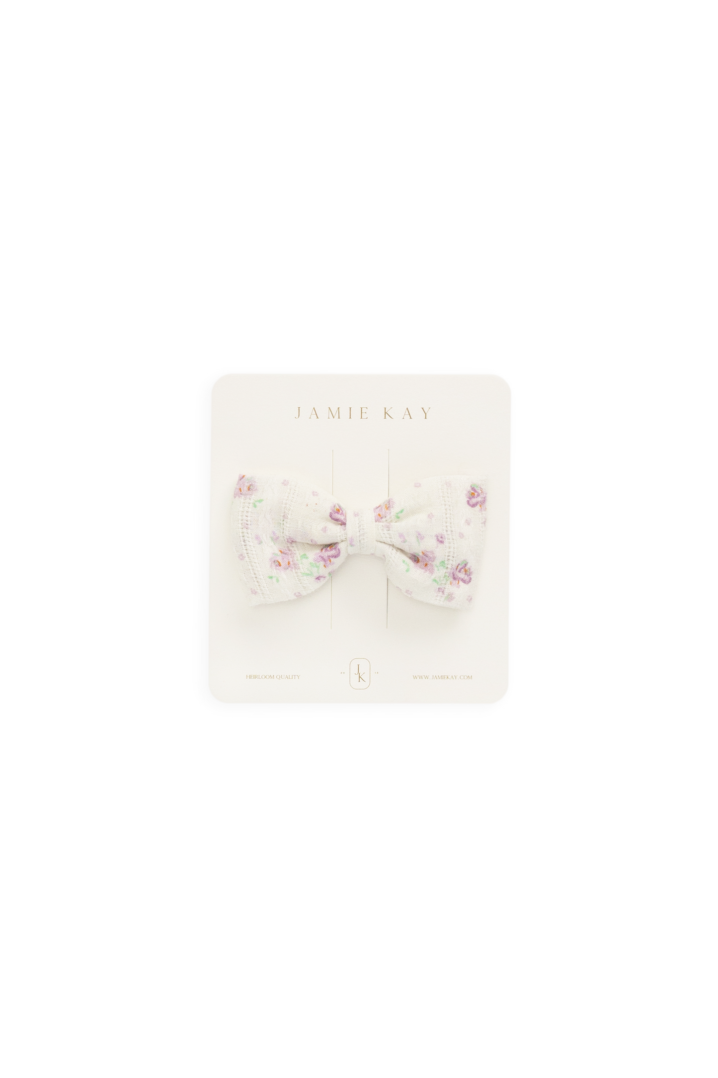 Organic Cotton Desiree Bow - Molly Lilac by Jamie Kay