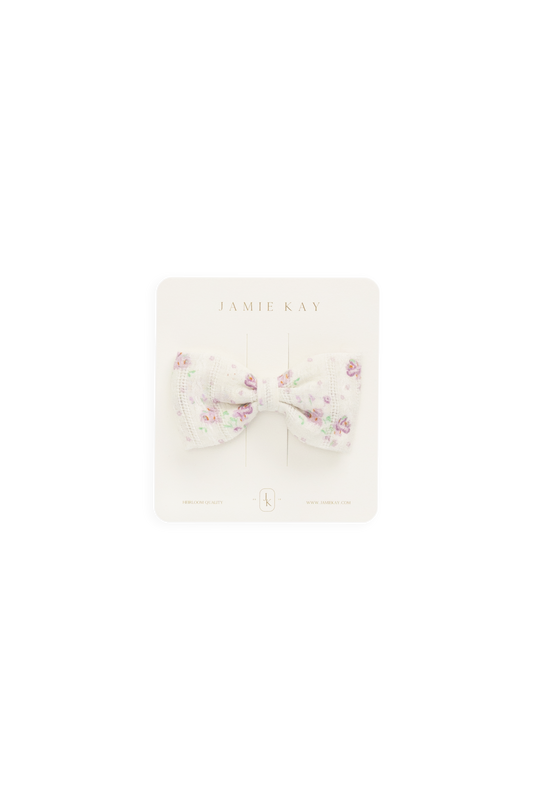 Organic Cotton Desiree Bow - Molly Lilac by Jamie Kay