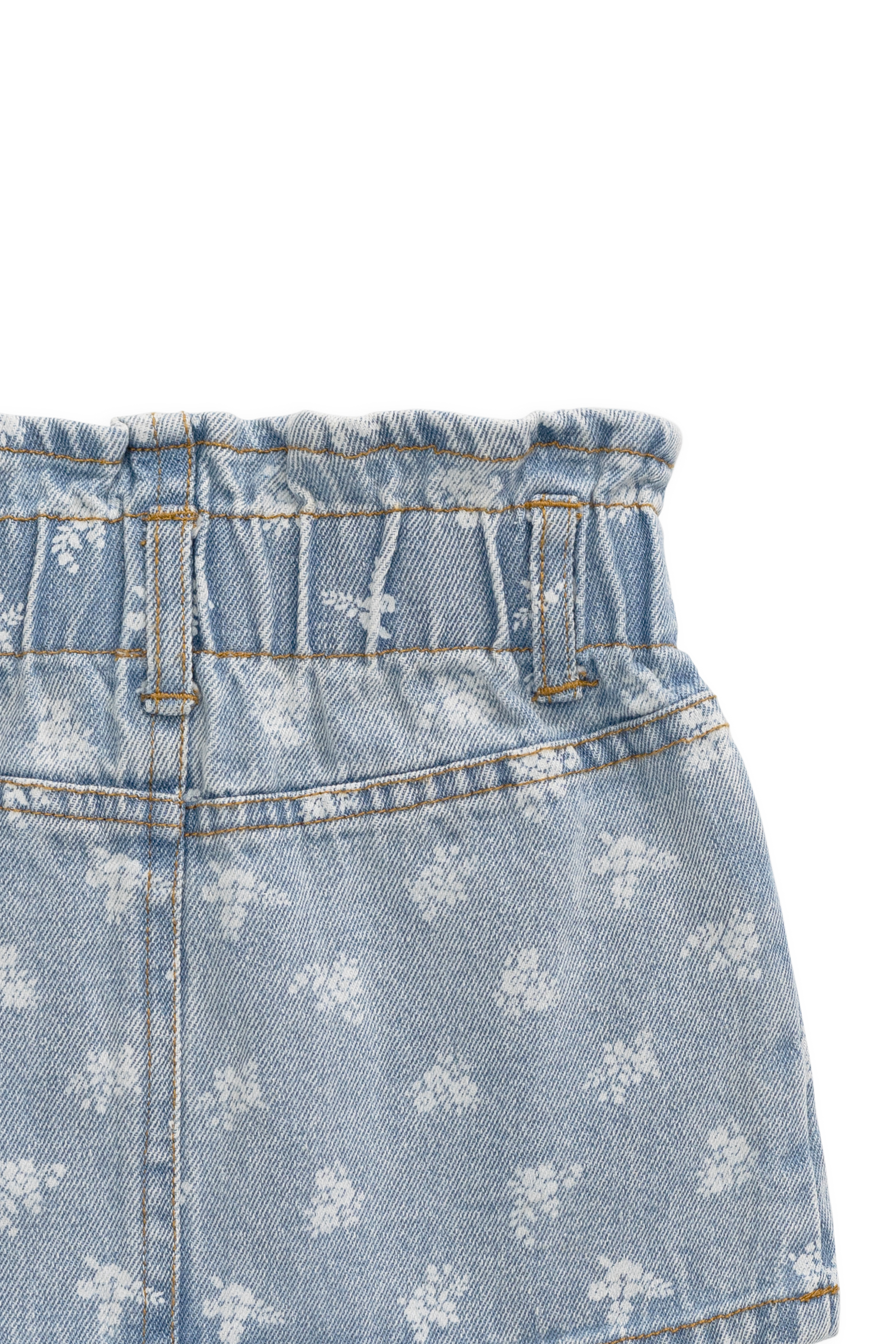 Brielle Skirt - Tully Floral Denim by Jamie Kay