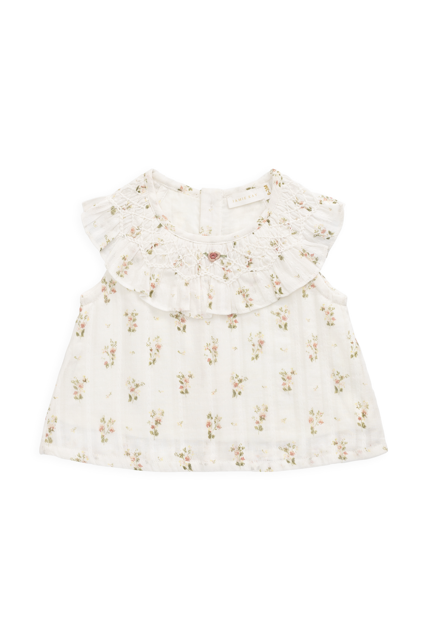 Organic Cotton Saylor Top - Josepha Egret by Jamie Kay