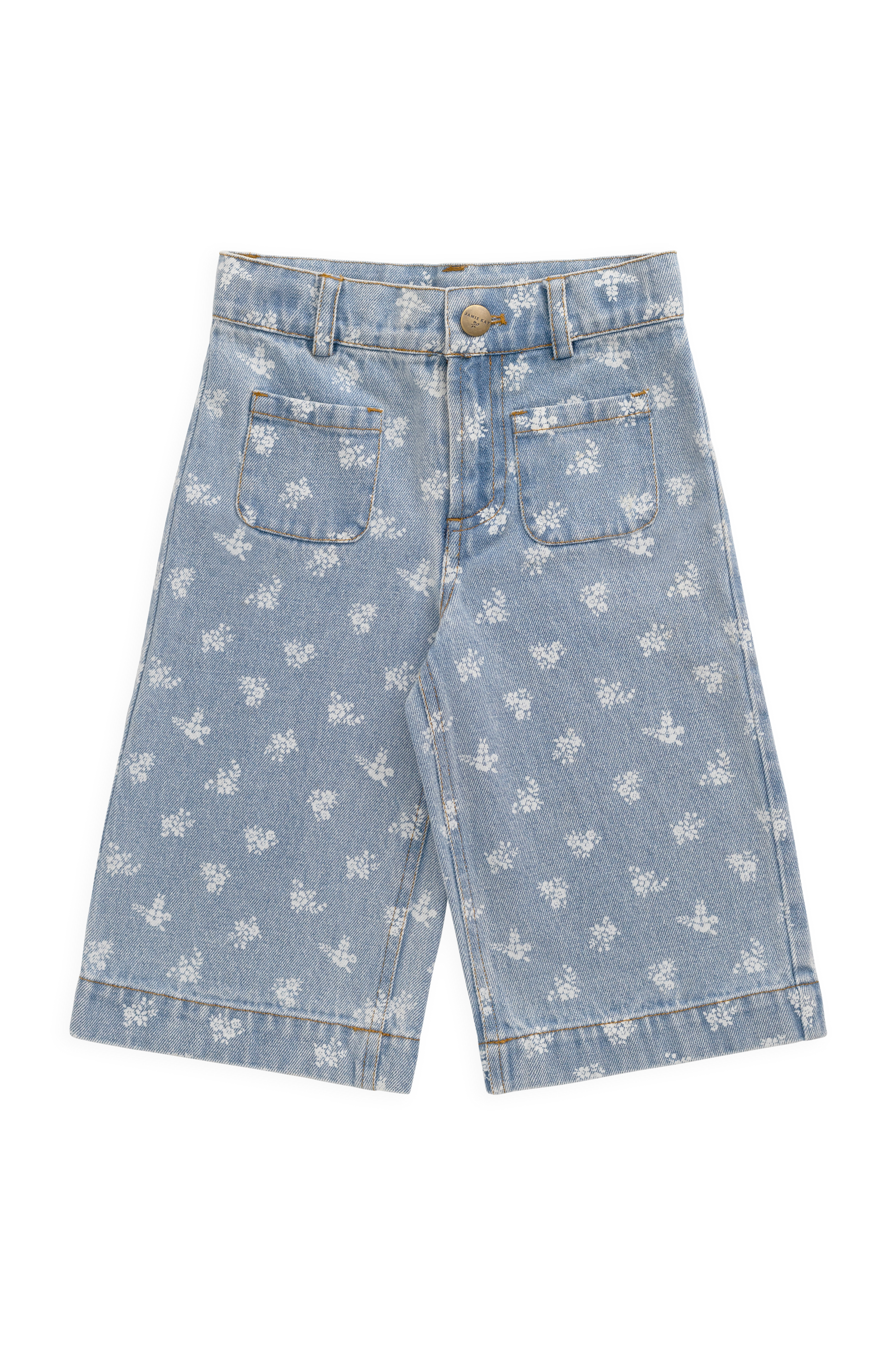 Theodora Pant - Tully Floral Denim by Jamie Kay