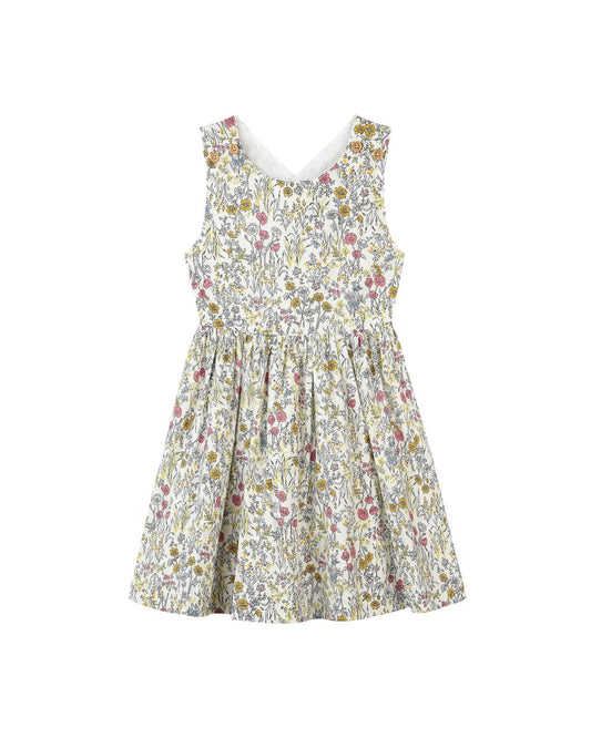 Floral dress on a white background