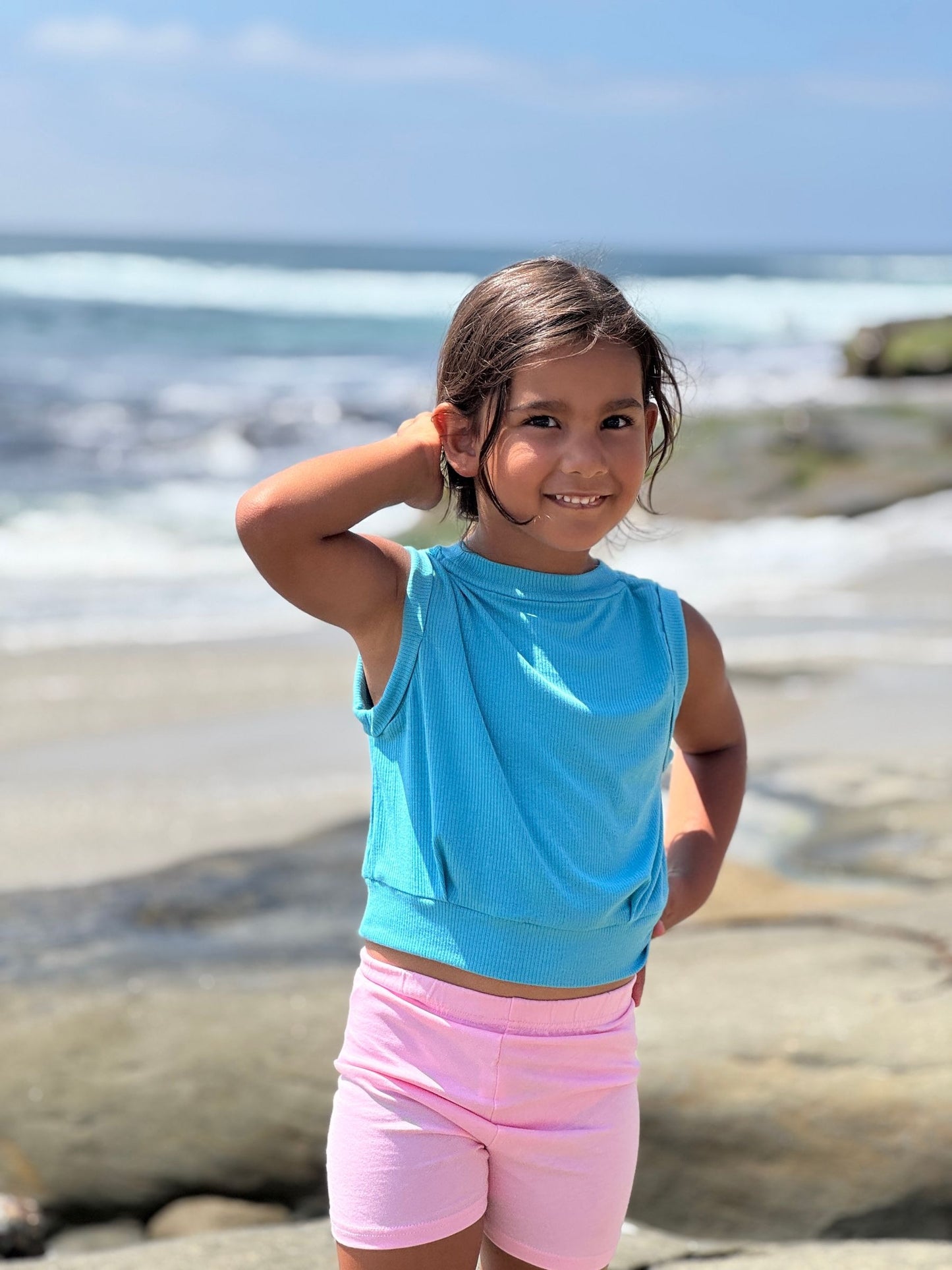 Pink Aster Shorts by Vignette