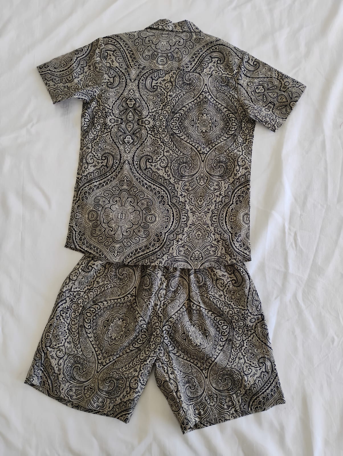 Black Paisley Samir Co-Ord Set