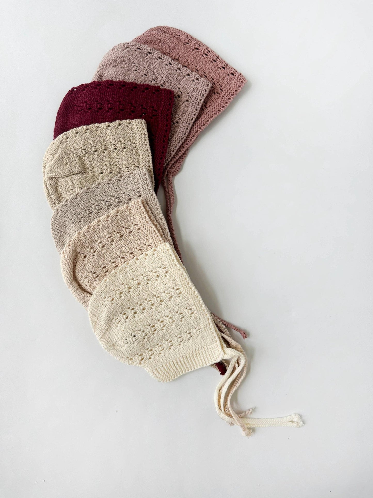 Baby Knit Bonnet Cotton lace Hat| Jamie