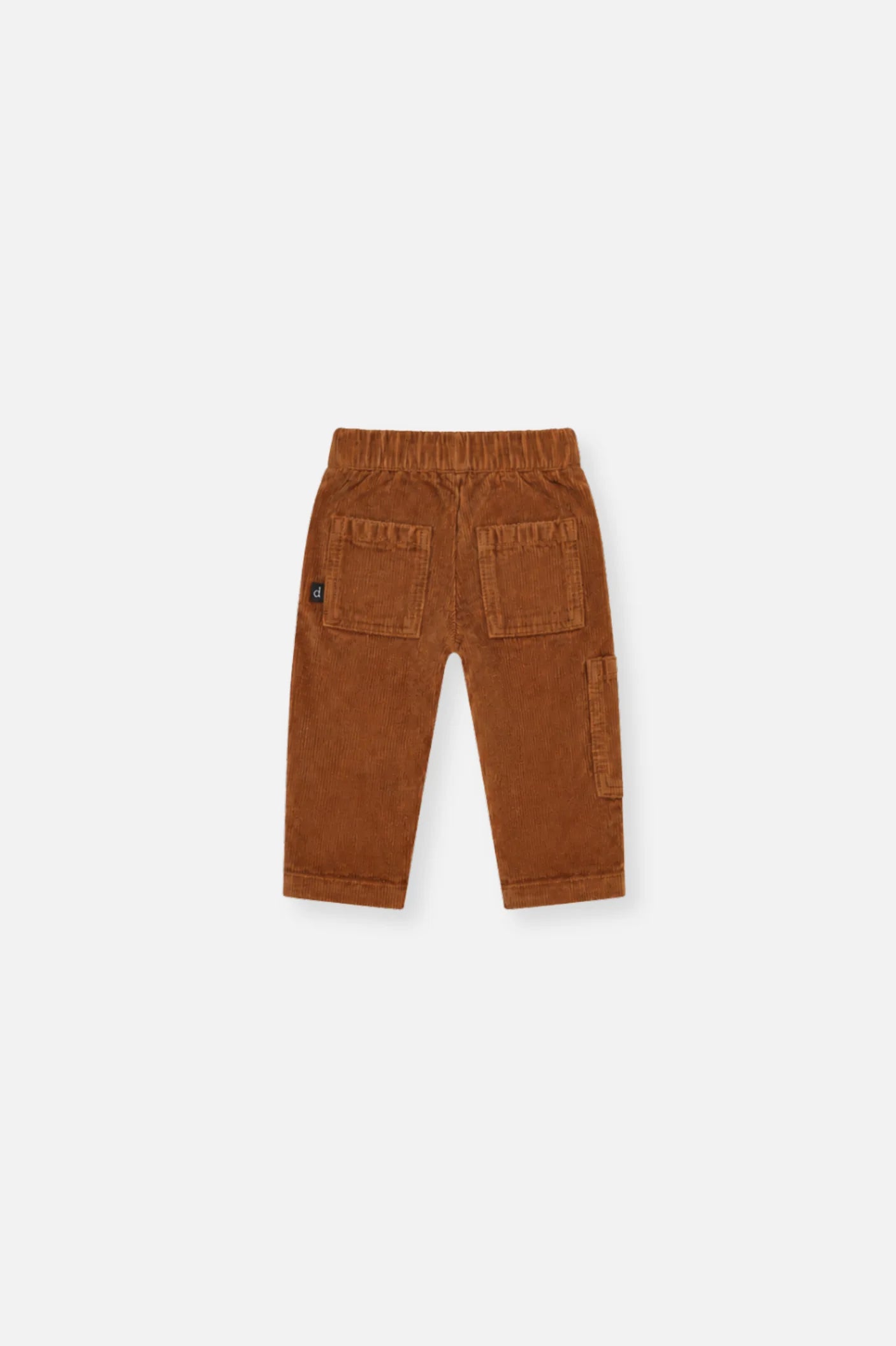 Stretch Corduroy Pants With Cargo Pocket Brown Sugar